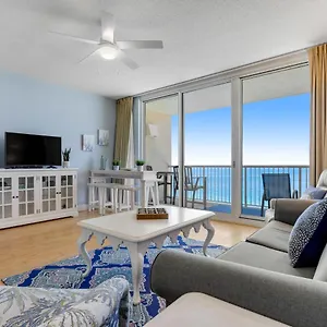 Holiday home Parking Fee Included-majestic 1-1606! Gulf Front 1bedroom, Pool,hot Tubs,tennis, Panama City Beach